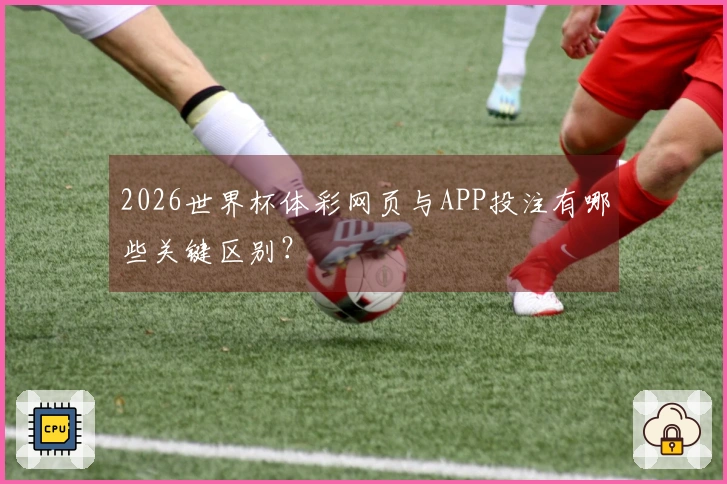 2026世界杯体彩网页与APP投注有哪些关键区别？