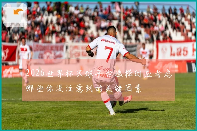 2026世界杯买球平台选择时应考虑哪些你没注意到的关键因素