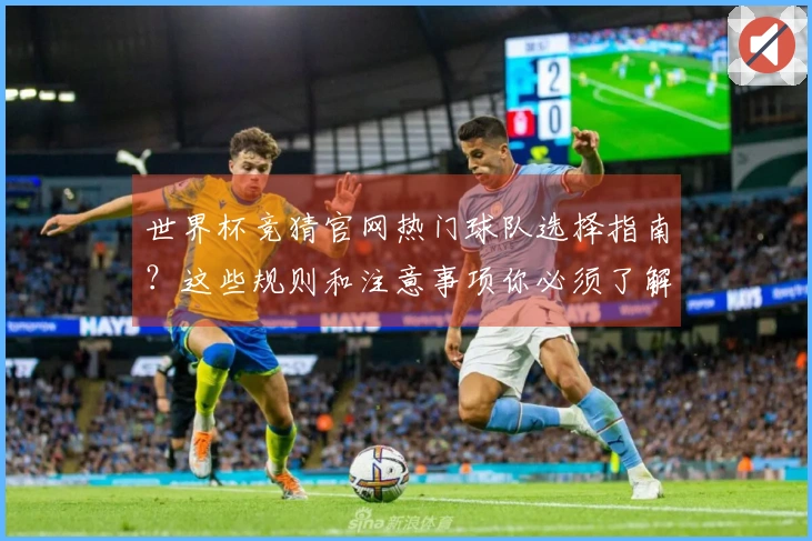 世界杯竞猜官网热门球队选择指南?这些规则和注意事项你必须了解