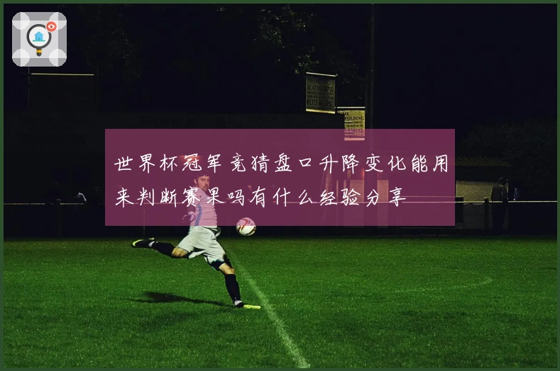 世界杯冠军竞猜盘口升降变化能用来判断赛果吗有什么经验分享