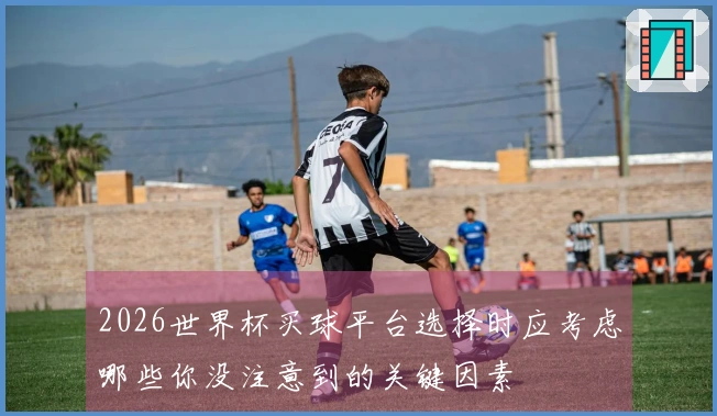 2026世界杯买球平台选择时应考虑哪些你没注意到的关键因素